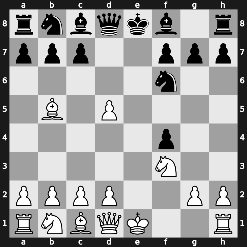 C36g - 4.exd5 Nf6 5.Bb5+ - Scandinavian Modern [-0.60]