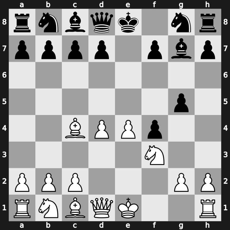 C38b - 5.d4 - Hanstein Gambit [-0.69]