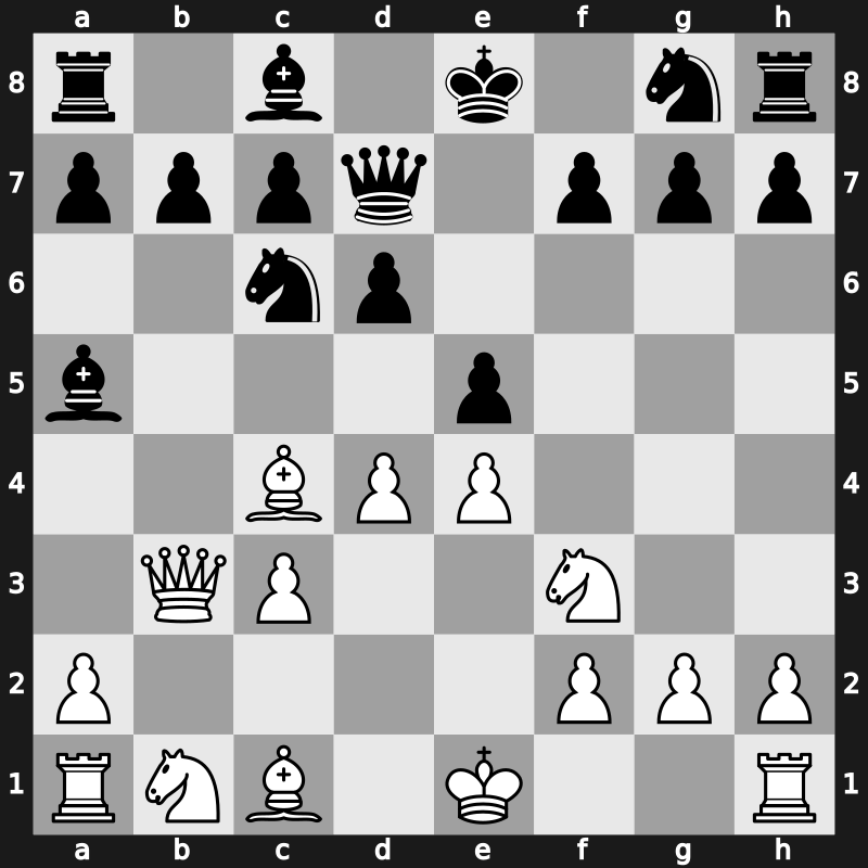 C52p - 6.d4 d6 7.Qb3 Qd7 - Tartakower Attack [-0.17]