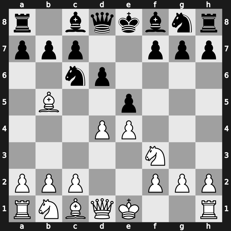 C62c - 4.d4 - Old Steinitz [+0.59]