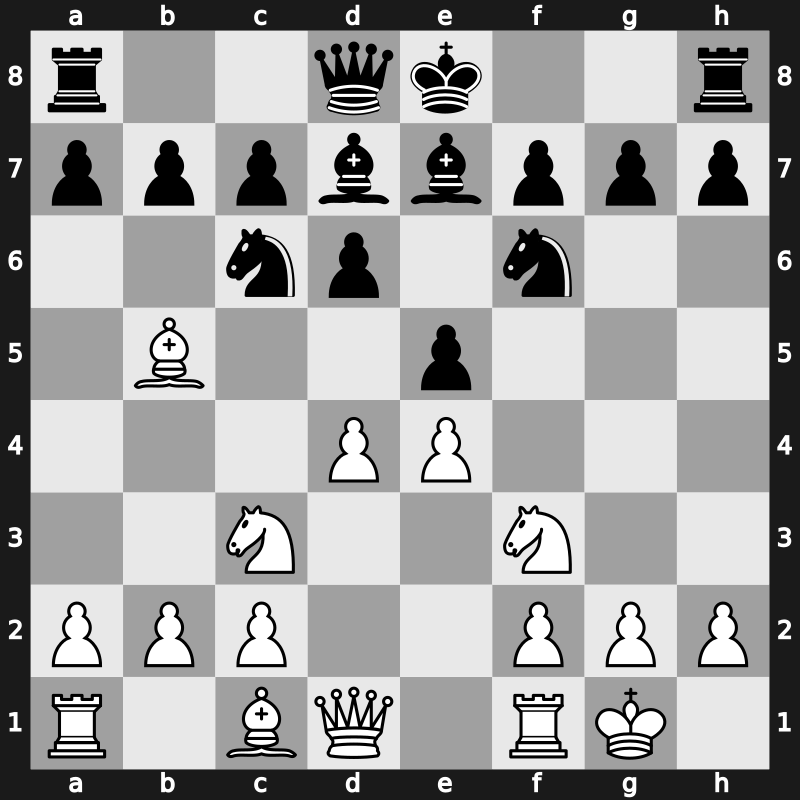 C66f - 5.d4 Bd7 6.Nc3 Be7 - Closed Berlin Hedgehog Variation [+0.64]