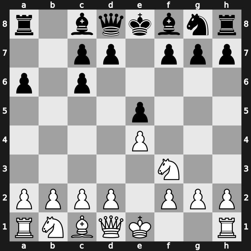 C68c - 4.Bxc6 bxc6 - Exchange [+0.76]