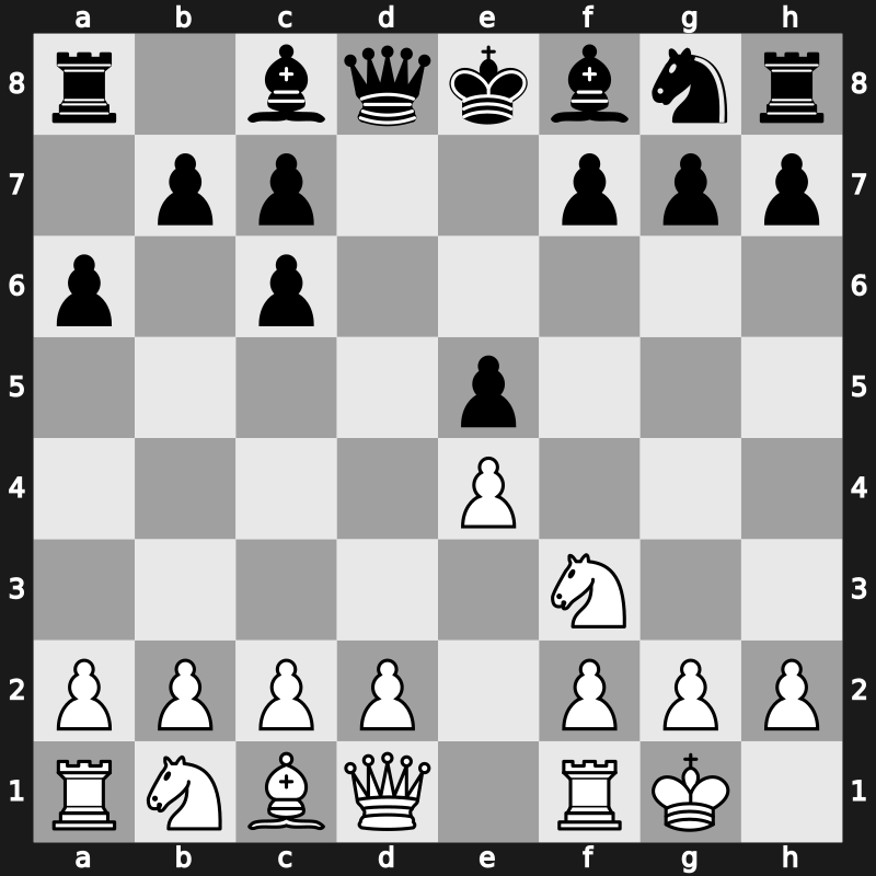 C68j - 4.Bxc6 dxc6 5.O-O - Exchange [-0.14]