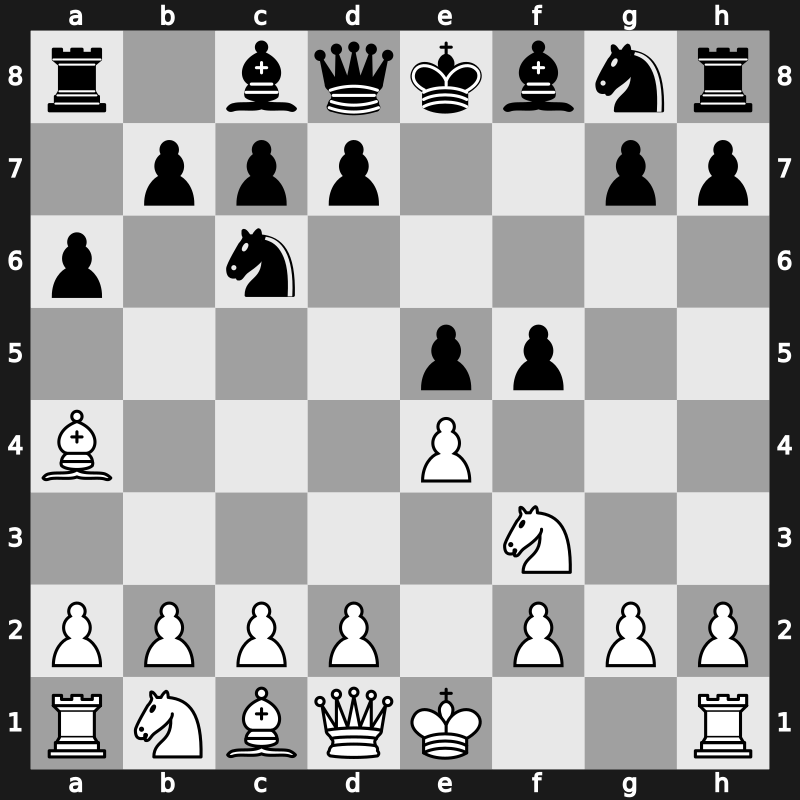 C70e - 4…f5 - Schliemann Deferred [+0.97]