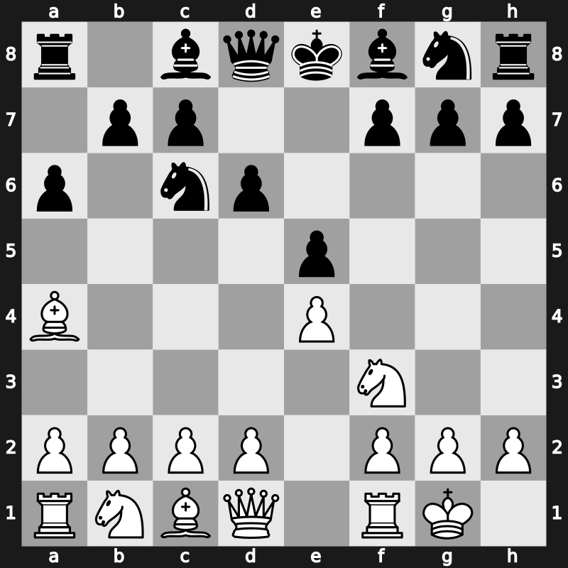 C72a - 5.O-O - Modern Steinitz [+0.45]