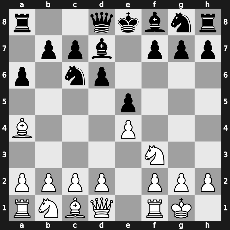 C72d - 5…Bd7 - Modern Steinitz [+0.43]