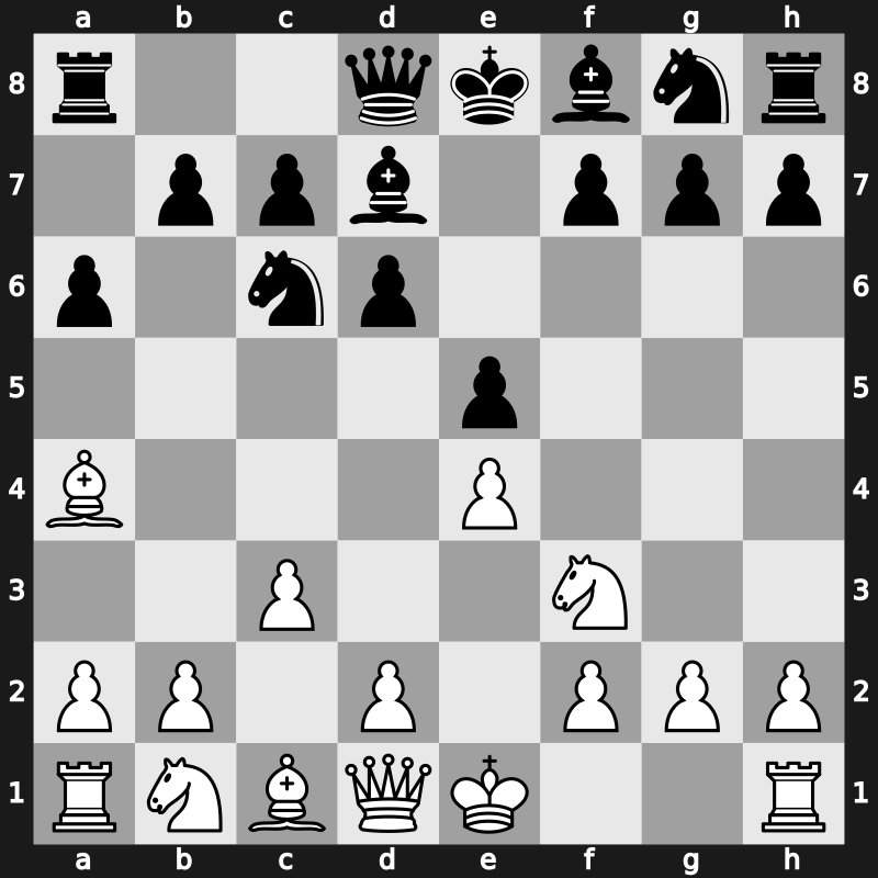C75a - 5…Bd7 - Modern Steinitz