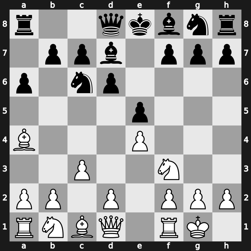 C75c - 6.O-O - Modern Steinitz [+0.42]