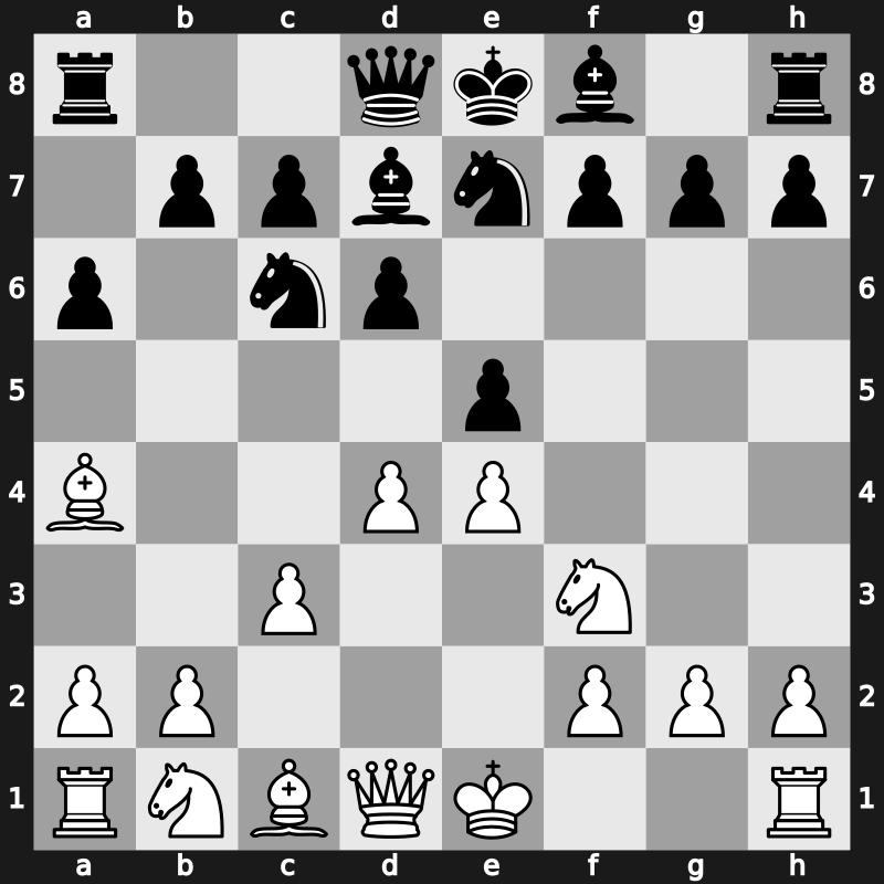 C75e - 6.d4 Nge7 - Modern Steinitz Rubinstein Variation [+0.76]