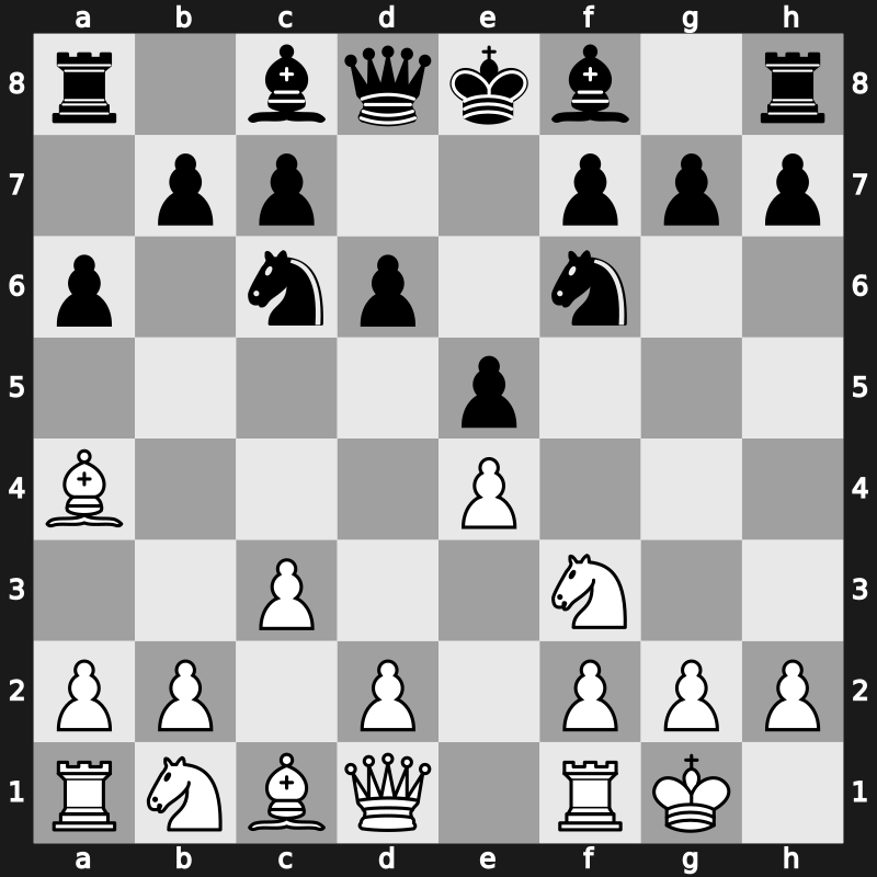 C79b - 6.c3 - Steinitz Deferred [+0.35]