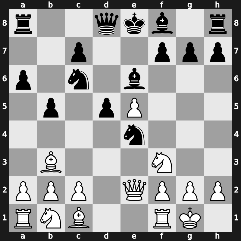 C81a - 9.Qe2 - Open Keres Attack [+0.16]