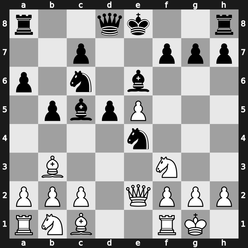 C81b - 9…Bc5 - Open Keres Attack [+0.55]