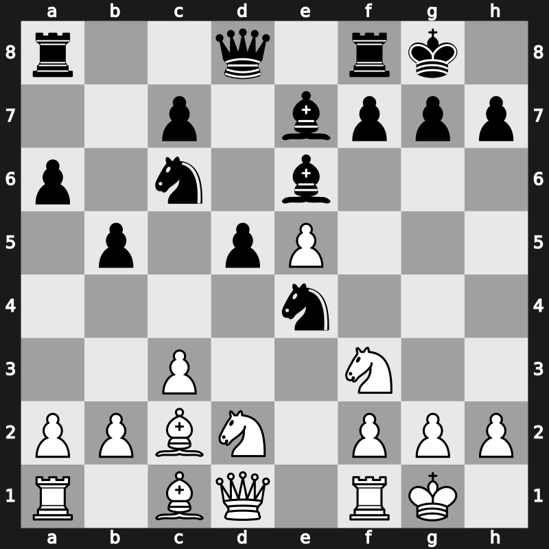 C83h - 10.Nbd2 O-O 11.Bc2 - Open Classical [+0.39]