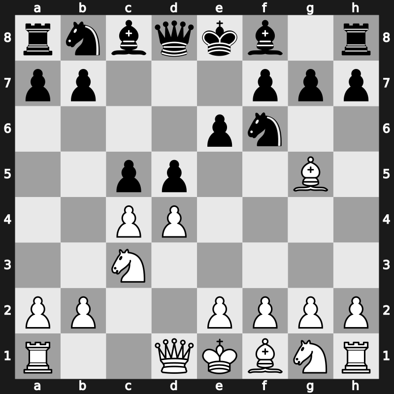 D50c - 4…c5 - Dutch-Peruvian Gambit