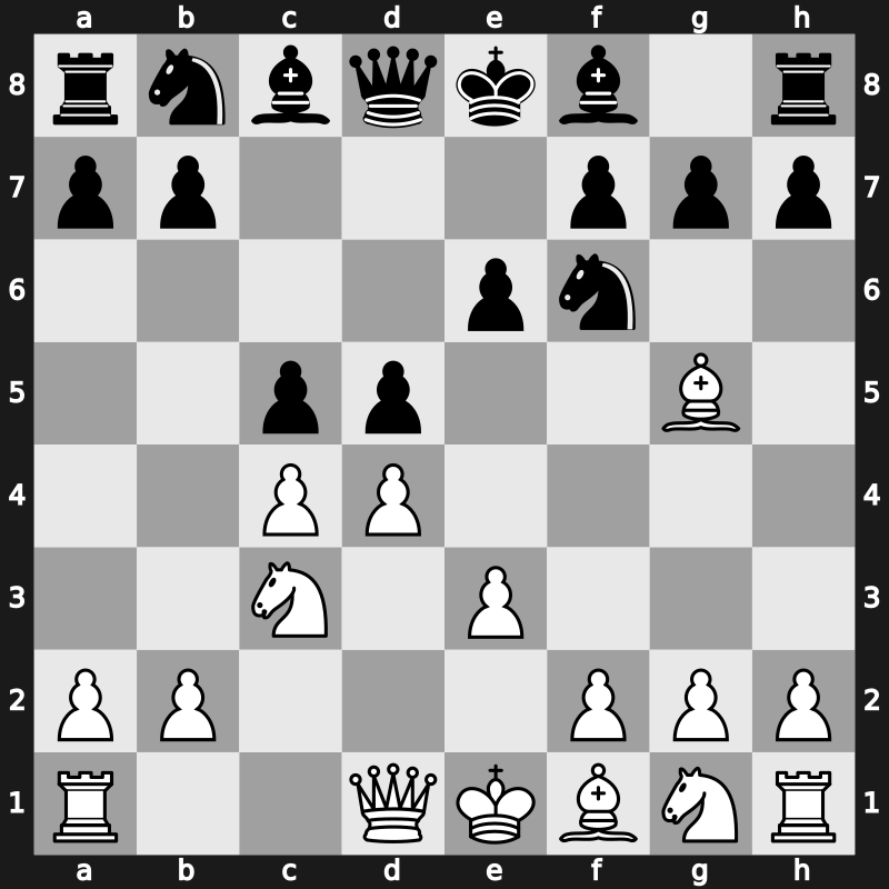 D50f - 4…c5 5.e3 - Dutch-Peruvian
