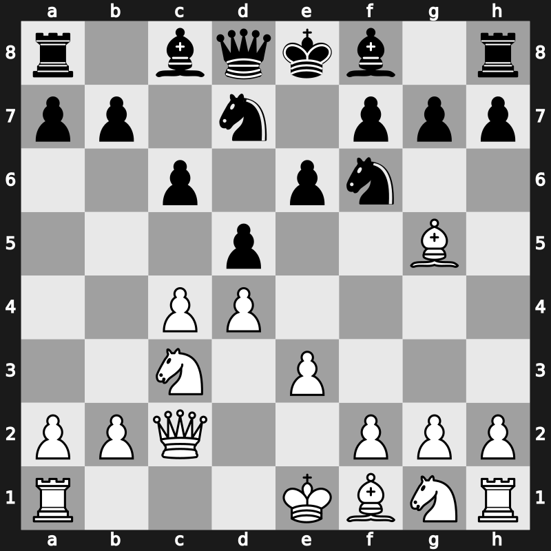 D51h - 5.e3 c6 6.Qc2 [+0.26]