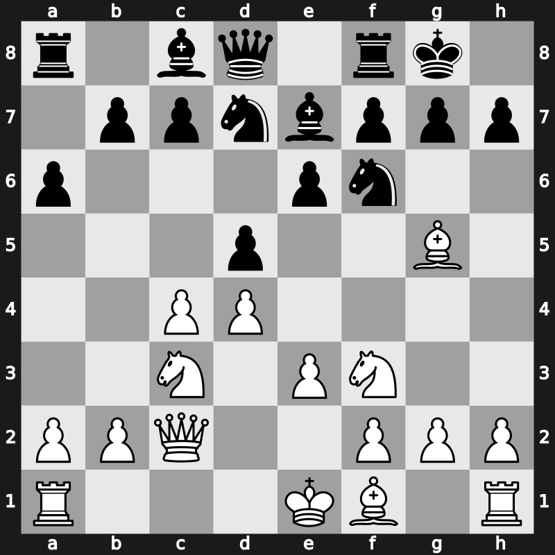 D61c - 7…a6 - Orthodox Rubinstein [+0.35]