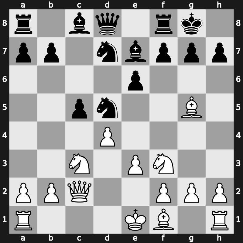 D62d - 8…Nxd5 - Orthodox Rubinstein [+0.33]