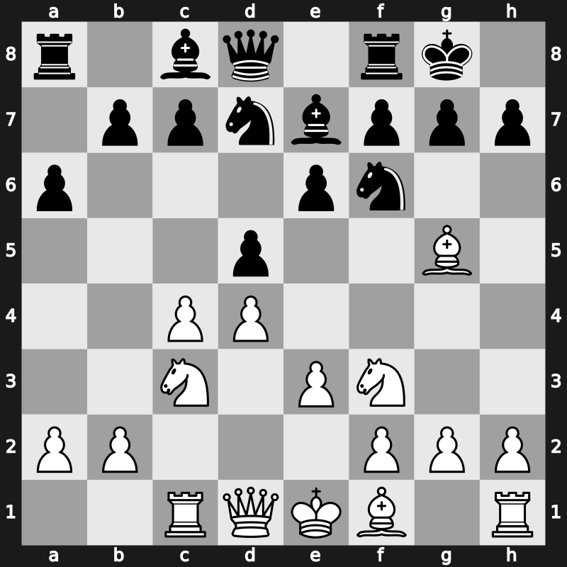 D63d - 7…a6 - Orthodox Swiss Variation [+0.52]