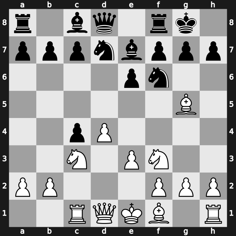 D63g - 7…dxc4 - Orthodox [+0.32]