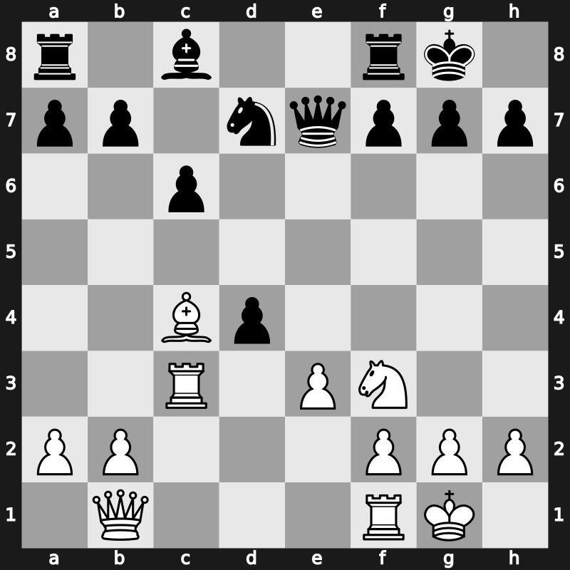 D68f - 13.Qb1 exd4 - Orthodox Classical Maroczy