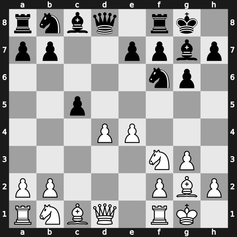 D74g - 7…c5 8.e4 Nf6 - Neo-Gruenfeld [+0.51]