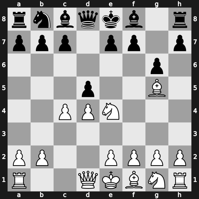 D80m - 4.Bg5 Ne4 5.Nxe4 - Stockholm