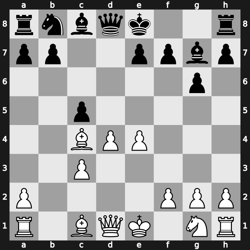 D86c - 7…c5 - Classical Exchange [+0.31]