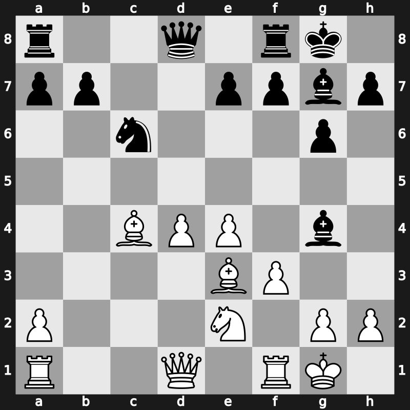 D88e - 11.cxd4 Bg4 12.f3 - Classical Exchange Main Line