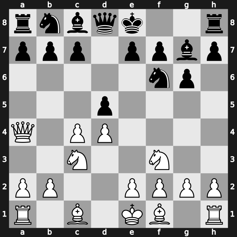 D90g - 4…Bg7 5.Qa4+ - Flohr Variation [-0.01]