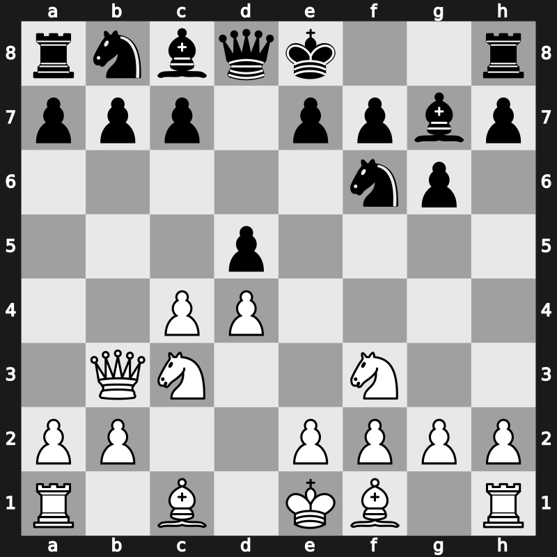 D96a - 5.Qb3 - Russian Variation