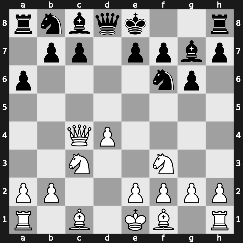 D96h - 5…dxc4 6.Qxc4 a6 - Russian
