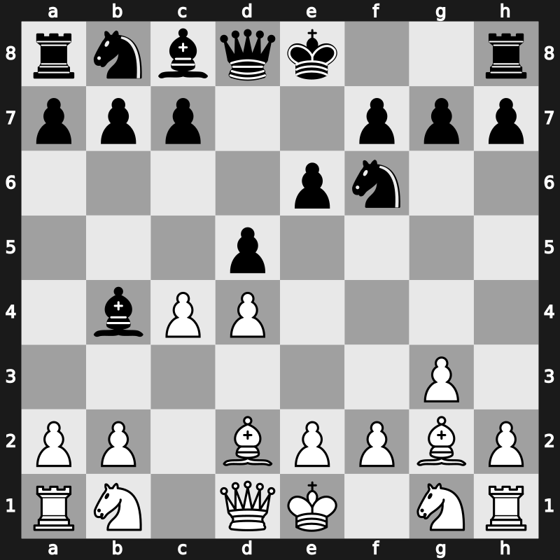 E01i - 4…Bb4+ 5.Bd2 [+0.06]