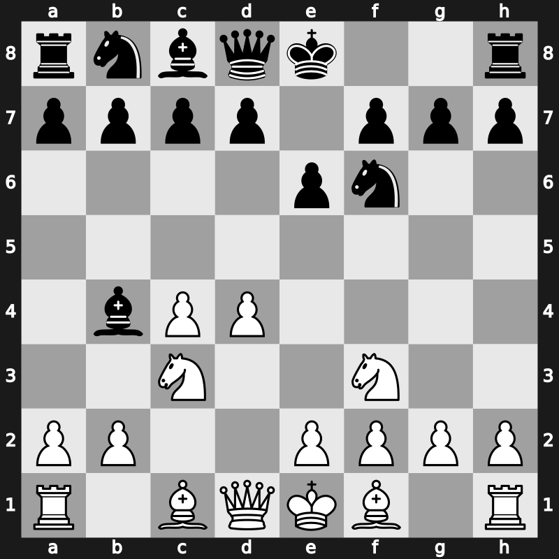E21a - 4.Nf3 - Three Knights [+0.17]