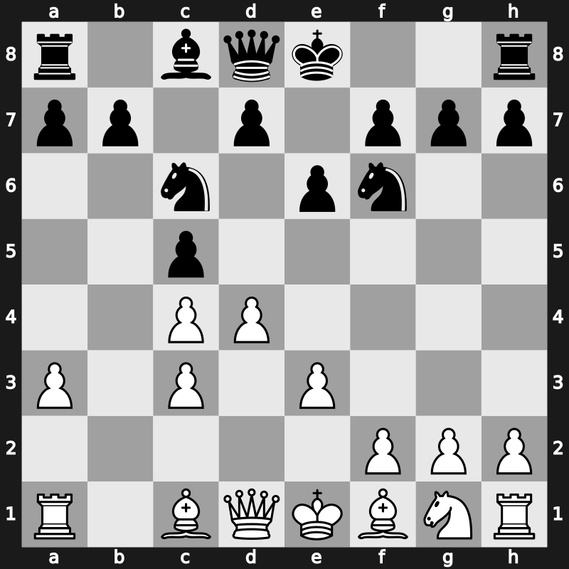 E26e - 6…Nc6 - Saemisch