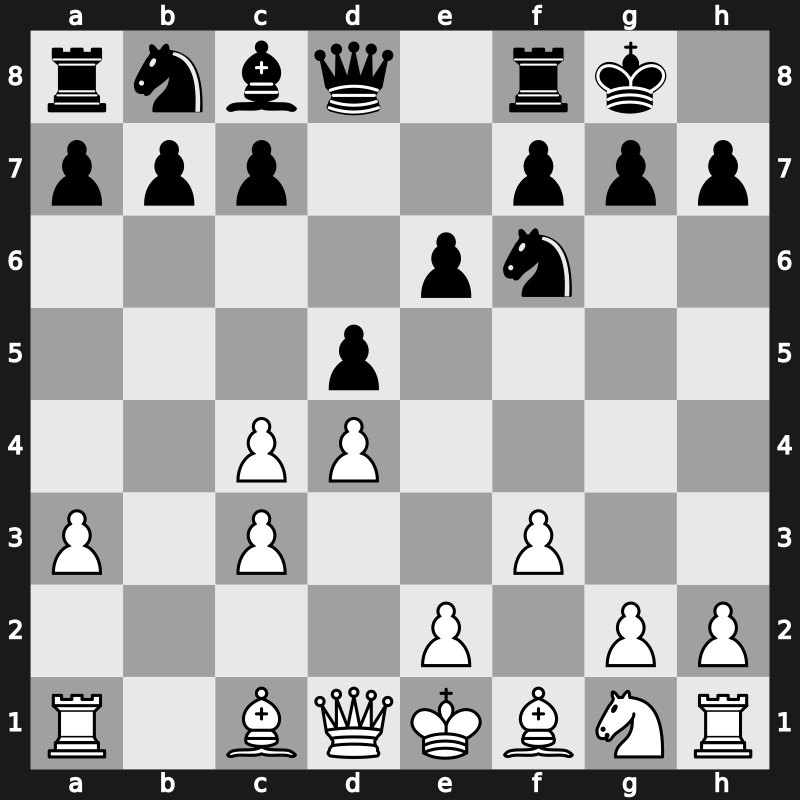 E27c - 6.f3 d5 - Saemisch [+0.13]