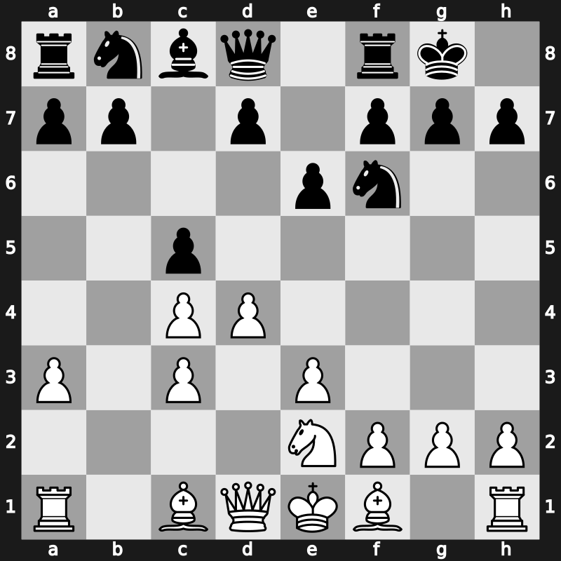 E28d - 6…c5 7.Ne2 - Saemisch [-0.24]