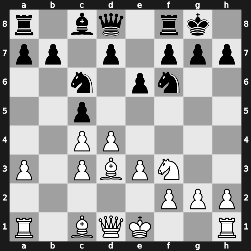 E29b - 8.Nf3 - Saemisch [+0.08]