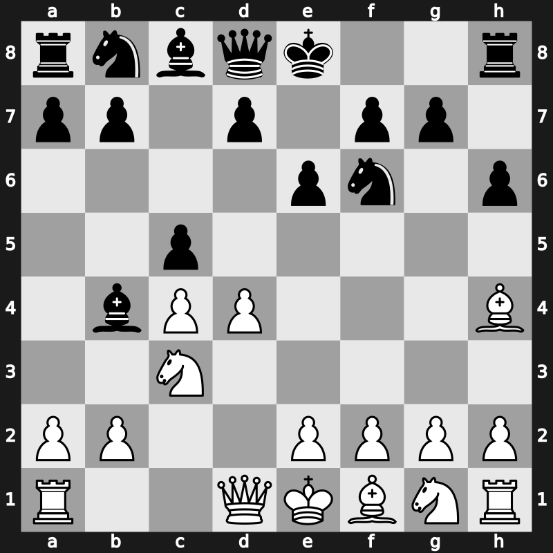 E30j - 4…h6 5.Bh4 c5 - Leningrad