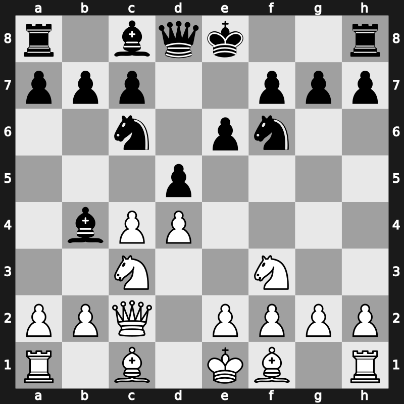 E33c - 5.Nf3 d5 - Classical