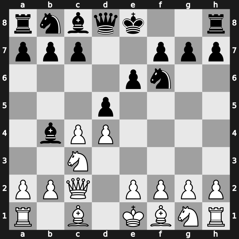 E34a - 4…d5 - Classical Noa Variation [+0.13]
