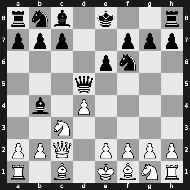 E34e - 5.cxd5 Qxd5 - Classical Noa