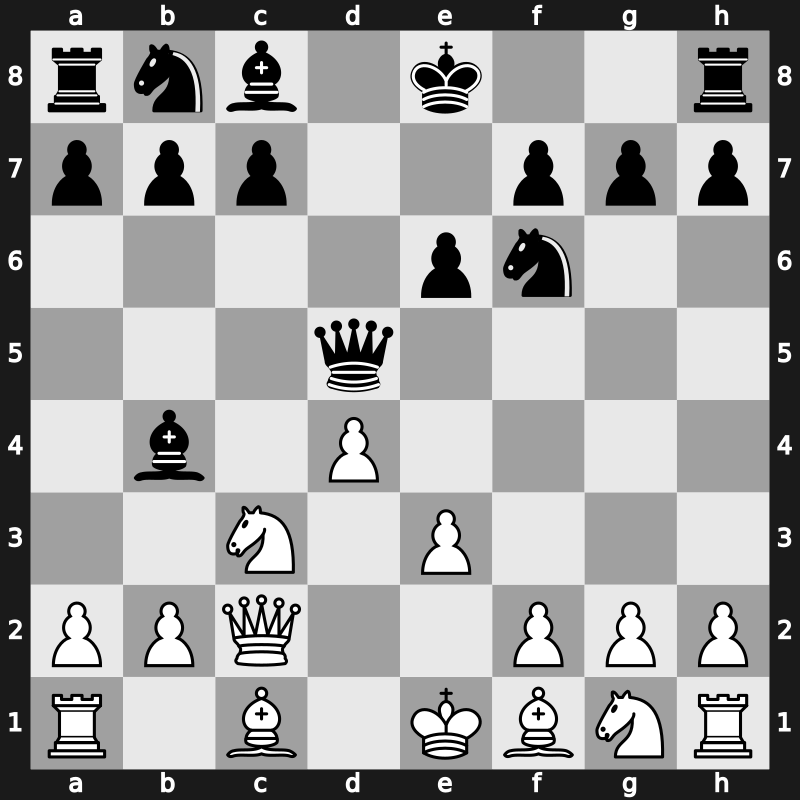 E34f - 5.cxd5 Qxd5 6.e3 - Classical Noa