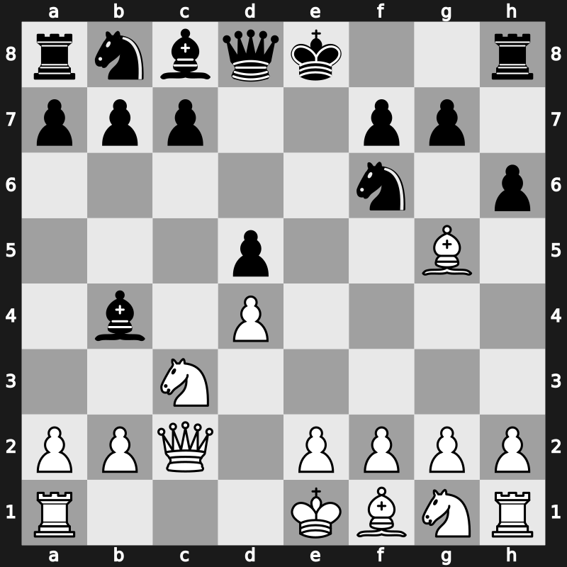 E35e - 6.Bg5 h6 - Classical Noa Exchange