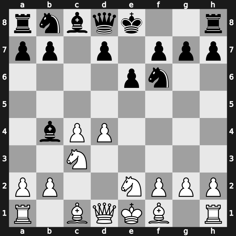 E42c - 5…cxd4 6.exd4 [+0.15]