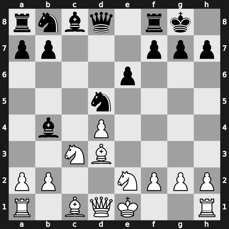 E48j - 6.Ne2 c5 7.cxd5 cxd4 8.exd4 Nxd5 [+0.11]