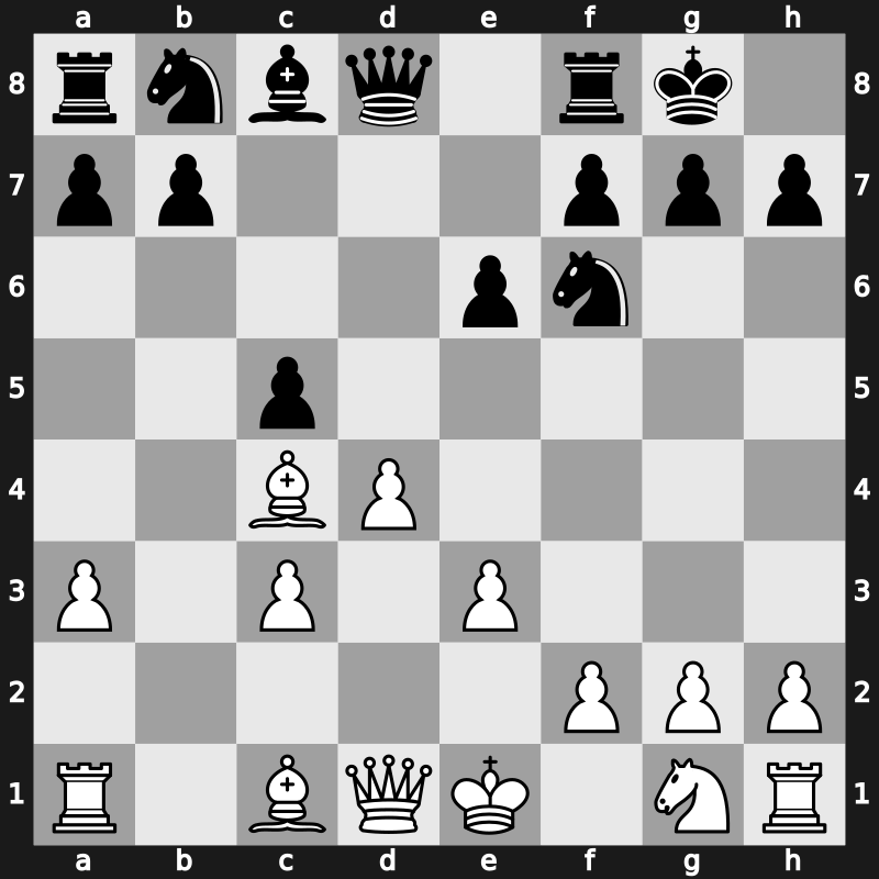 E49e - 7…dxc4 8.Bxc4 c5 - Botvinnik [-0.03]