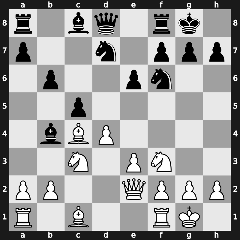 E55f - 9.Qe2 b6 - Main Line Bronstein [+0.35]