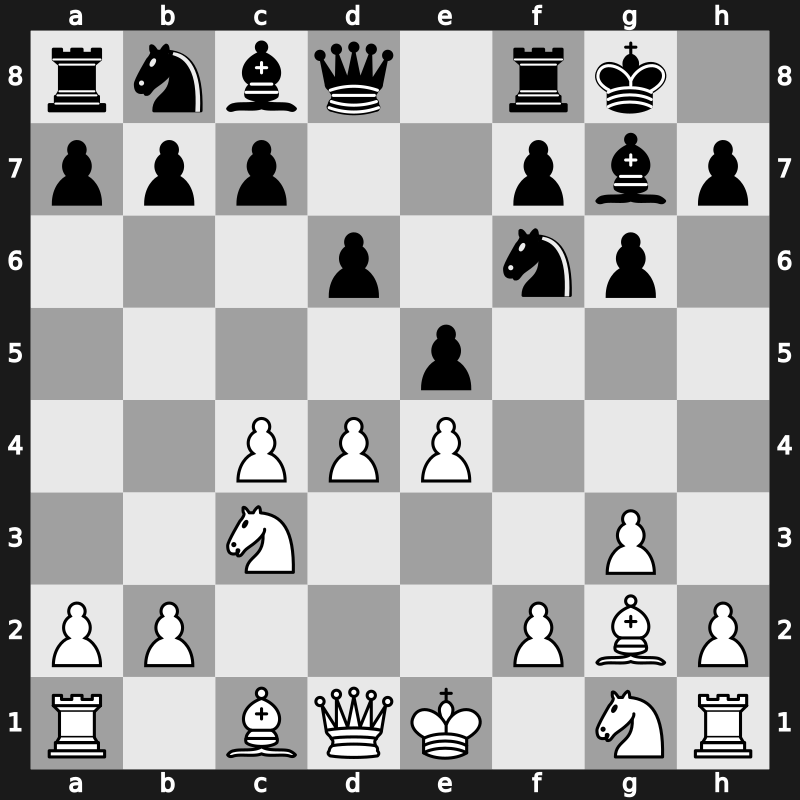 E72e - 5…O-O 6.Bg2 e5