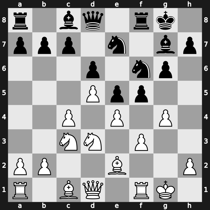 E99j - 11.g4 Nf6 12.Nd3 - Mar del Plata Benko Attack [+0.49]